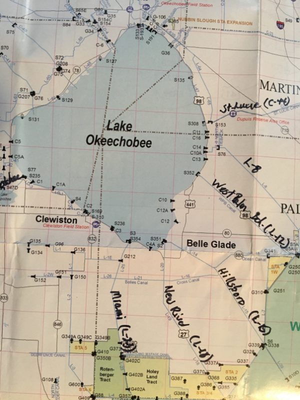 Lake Okeechobee Map